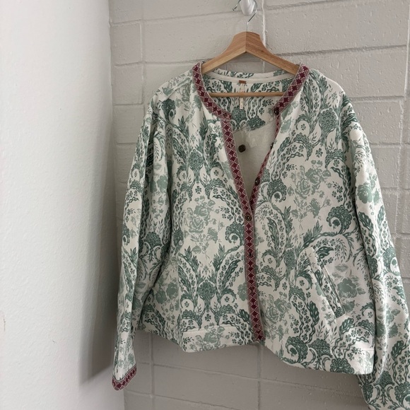 NWOT Free People drifter jacket in earth combo - Picture 4 of 7